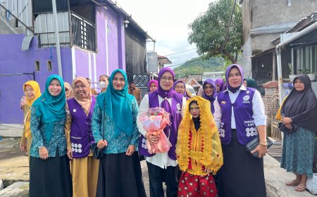 Sosialisasi Advokasi Transformasi  Posyandu : Ketua Tim Pembina Posyandu Sumbawa Sapa Posyandu Melati di Kecamatan Alas dan Kemuning di  Kecamatan Lunyuk.