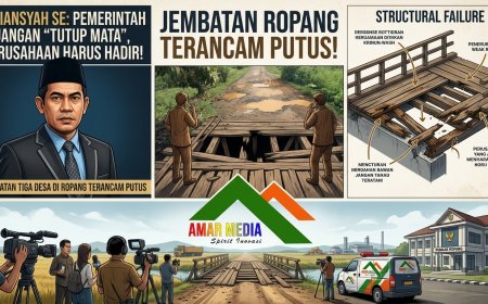 Jembatan Tiga Desa di Ropang Terancam Putus, Juliansyah SE: Pemerintah Jangan "Tutup Mata", Perusahaan Harus Hadir!