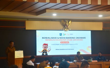 Pemprov NTB dan BPS Dorong Pelaku Usaha Sukseskan Sensus Ekonomi 2026