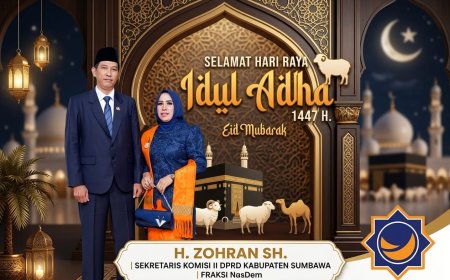 H Zohran SH Mengucapkan Selamat Hari Raya Idul Adha 1447 H