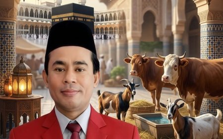 Ketua DPC PDI Perjuangan Kabupaten Sumbawa Abdul Rafiq SH MSi mengucapkan Selamat Hari Raya Idul Adha 1447 H