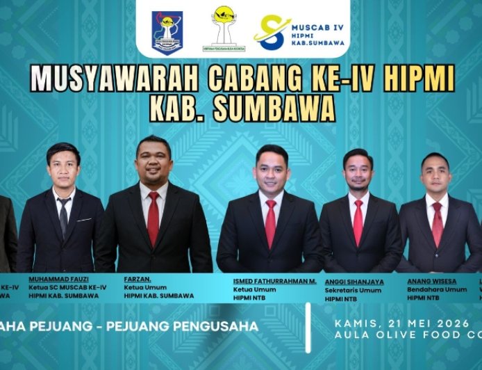 Musyawarah Cabang Ke‑IV BPC HIPMI Kabupaten Sumbawa: Maju,Bergerak dan Berkolaborasi