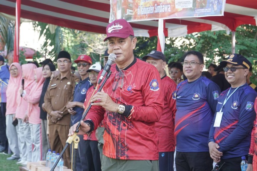 Semangat Pantang Padam! Bupati Sumbawa Buka Rangkaian HUT Damkar ke-107 se-NTB