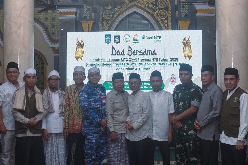 Doa Bersama dan Soft Launching Sekda Berharap, Aplikasi My LPTQ NTB,  Tetap Mutakhir dan Bermanfaat
