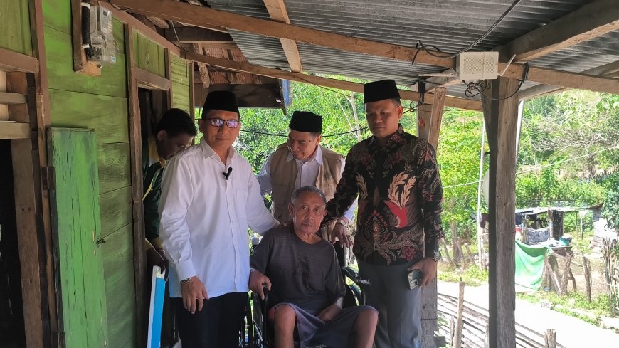 Sebuah Harapan Di Balik Kursi Roda: Baznas Sumbawa Hadirkan Senyum Untuk M. Saleh dan Zakaria di Sabeok