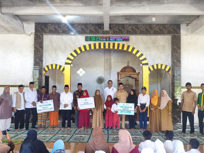 BAZNAS Sumbawa Hadir di Pelosok: Program 100 mustahik Per Desa Sentuh Warga Sabeok Dengan Penuh Kepedulian