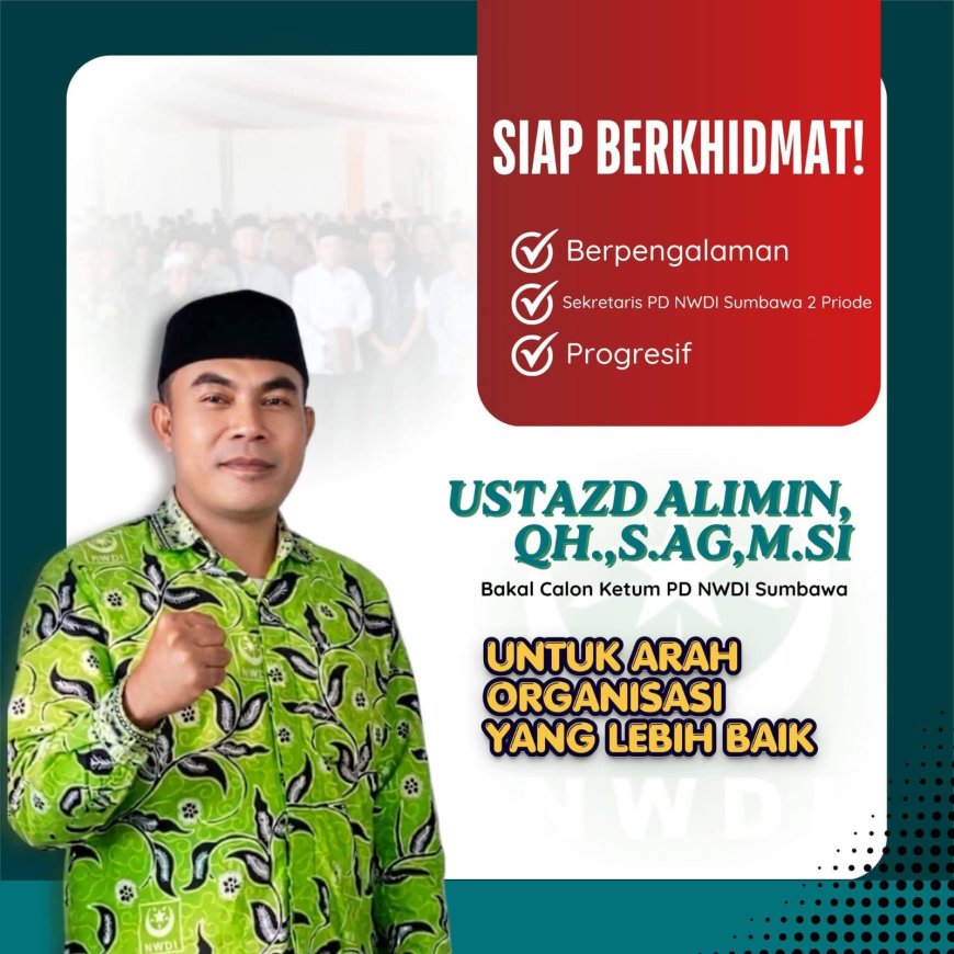 Musda II NWDI Kabupaten Sumbawa Hadirkan Empat Figur Terbaik, Momentum Menentukan Arah Baru Organisasi
