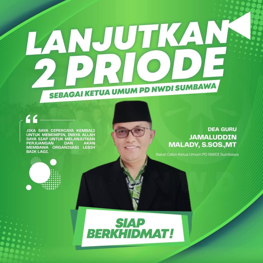 Musda II NWDI Kabupaten Sumbawa Hadirkan Empat Figur Terbaik, Momentum Menentukan Arah Baru Organisasi
