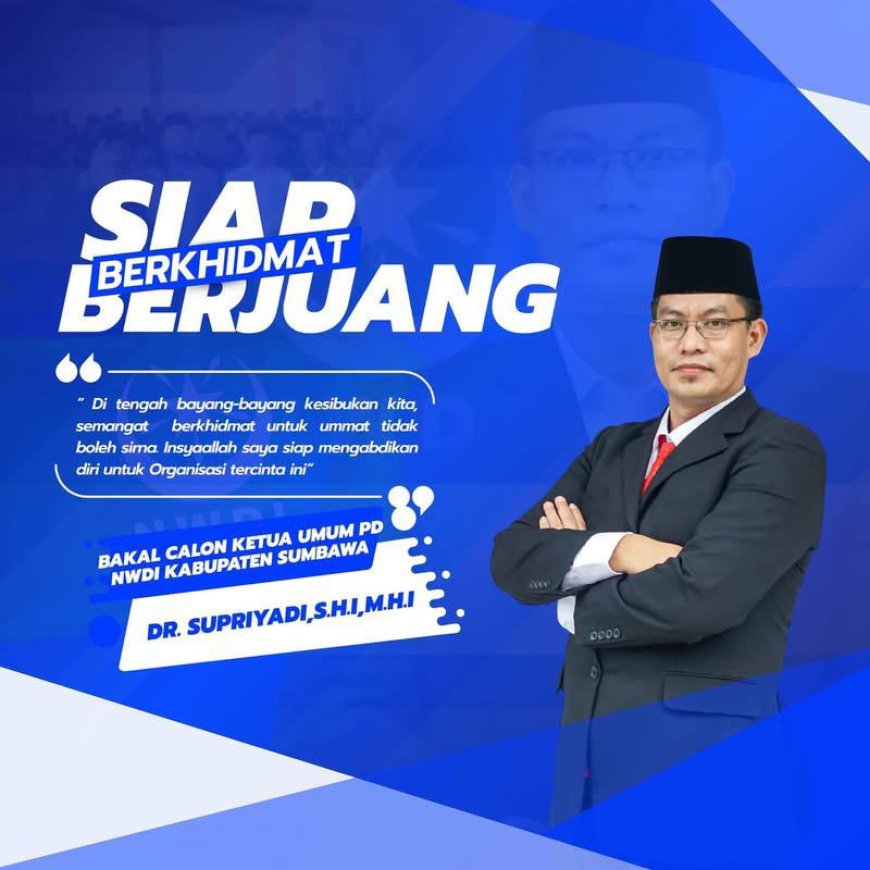 Musda II NWDI Kabupaten Sumbawa Hadirkan Empat Figur Terbaik, Momentum Menentukan Arah Baru Organisasi