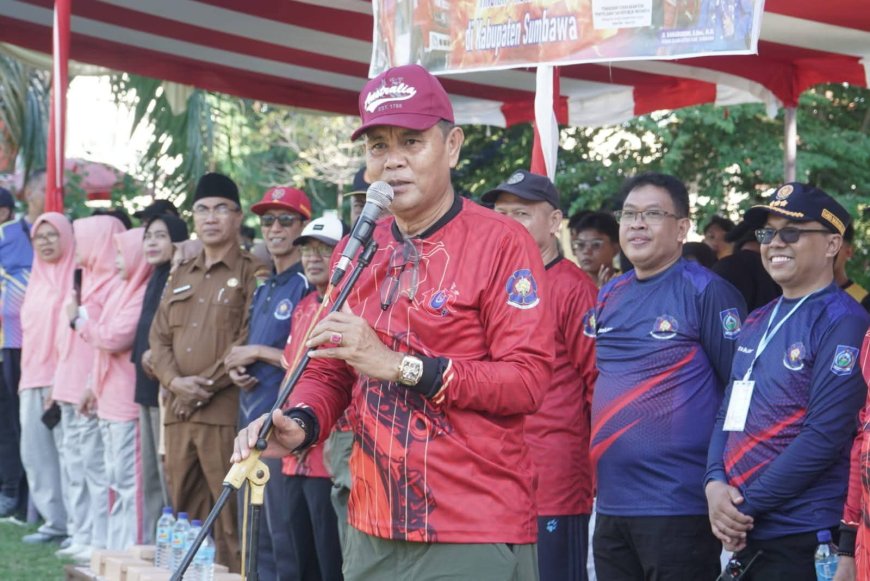 Semangat Pantang Padam! Bupati Sumbawa Buka Rangkaian HUT Damkar ke-107 se-NTB