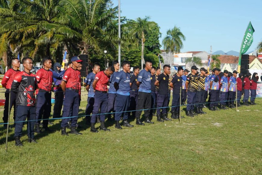 Semangat Pantang Padam! Bupati Sumbawa Buka Rangkaian HUT Damkar ke-107 se-NTB