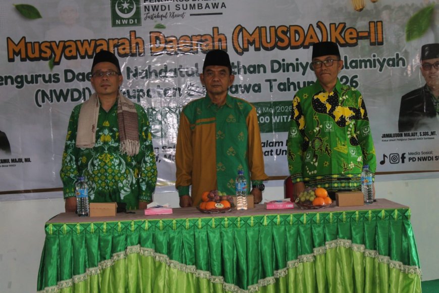 Musda II NWDI Sumbawa Perkuat Soliditas Organisasi dan Sinergi untuk Kemajuan Ummat