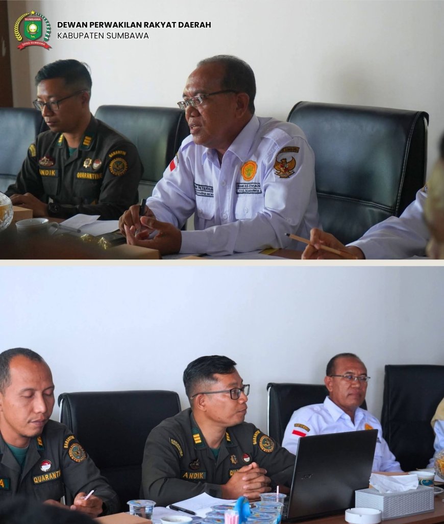 Komisi II DPRD Sumbawa Desak Pembentukan Satgas Terpadu Berantas Penyelundupan Ternak