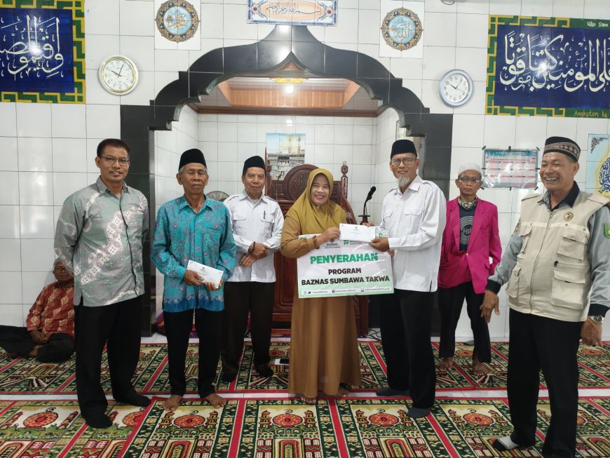 BAZNAS Kabupaten Sumbawa Sambangi Mustahik Desa Kelungkung melalui Program 100 Mustahik per Desa