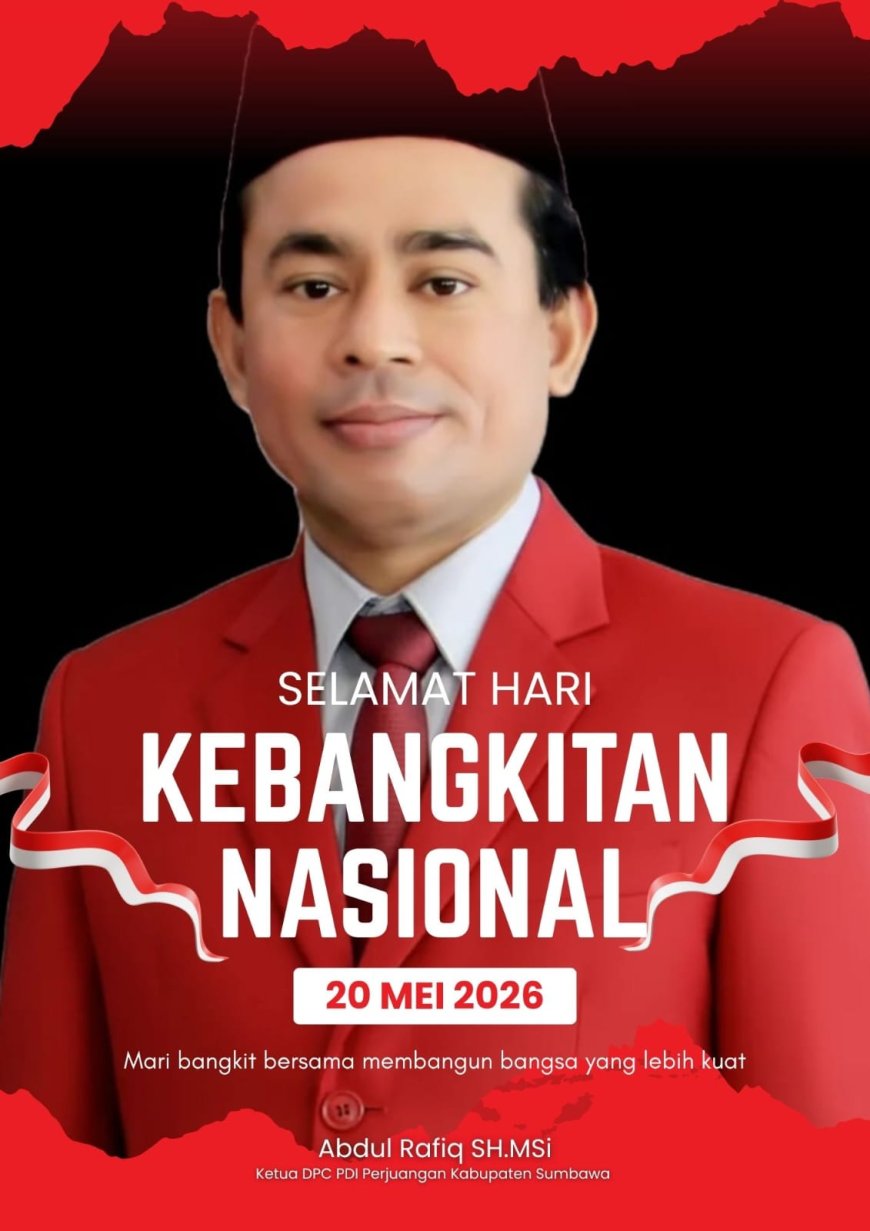 Peringati Harkitnas 2026, DPC PDI Perjuangan Sumbawa Serukan Pemuda Jadi Garda Depan Kemajuan Daerah