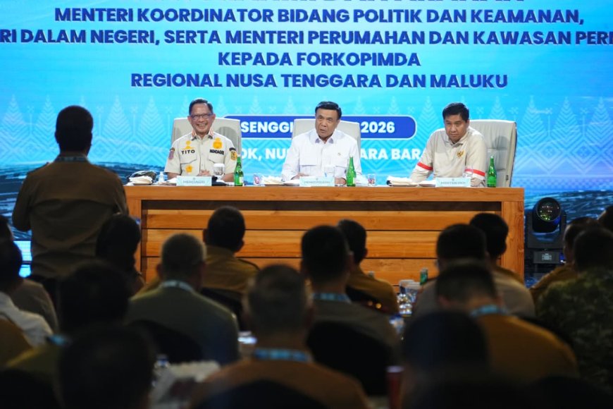 Silaturahmi dengan Forkompimda Regional Maluku dan Nusa Tenggara, Menko Polkam Ajak para Pemimpin Berkorban untuk Rakyat