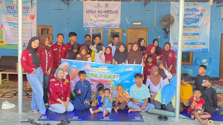 BEM Fakultas Hukum UTS Tebar Kepedulian dan Kebahagiaan Bersama Anak Panti Al-Mizan