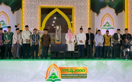 Gema Al-qur'an Dari Lombok Tengah, Bupati Sumbawa Hadiri Penutupan MTQ XXXI NTB