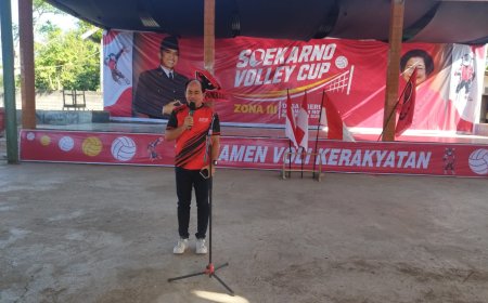 Soekarno Volley Cup 2026 Resmi Dibuka di Ngeru, Usung Semangat “Satukan Tekad Menangkan Rakyat”