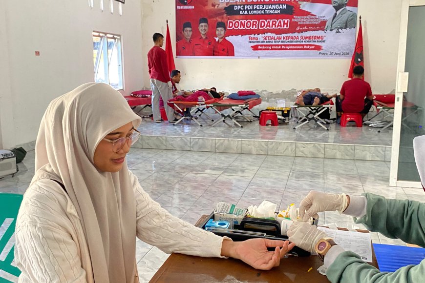 Peringati Bulan Bung Karno, PDIP Lombok Tengah Beri Contoh Nyata Politik Harus Hadir untuk Kemanusiaan
