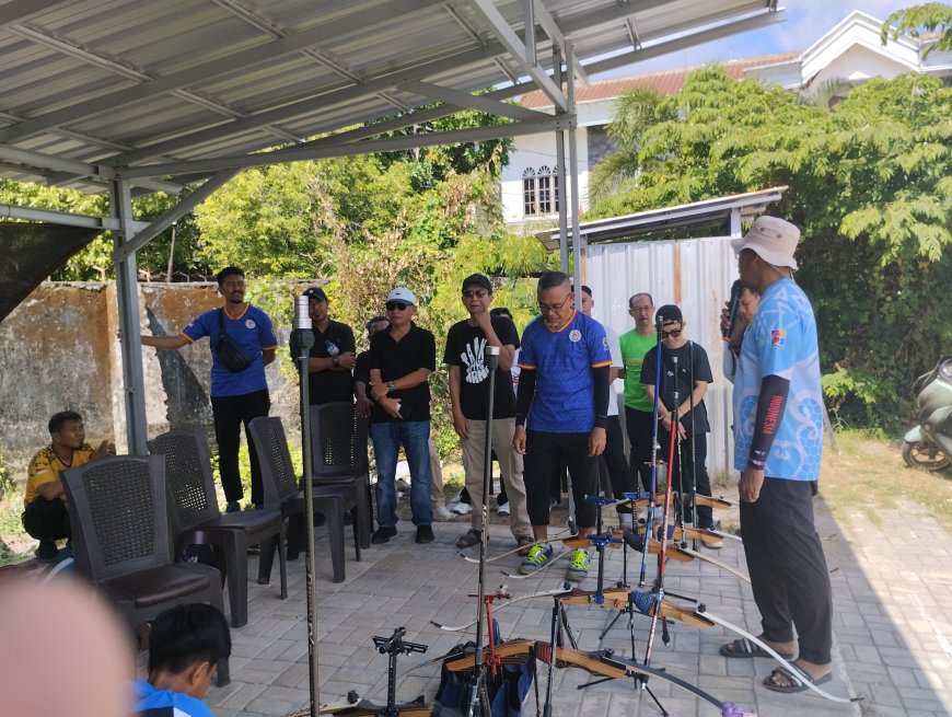 KONI Sumbawa Tinjau Pelatkab Panahan, Tegaskan Target Juara di Porprov NTB