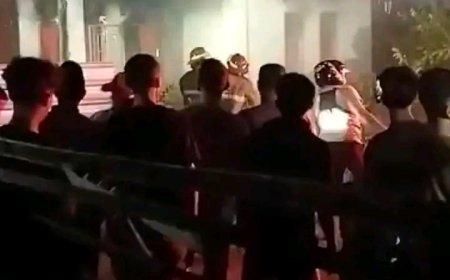 Ganasnya Si Jago Merah di Tarano, Rumah Permanen Milik Warga Ludes Terbakar dalam Sekejap
