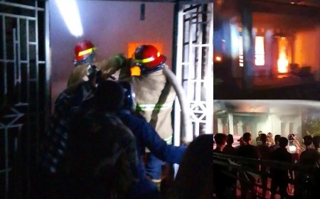 Ganasnya Si Jago Merah di Tarano, Rumah Permanen Milik Warga Ludes Terbakar dalam Sekejap