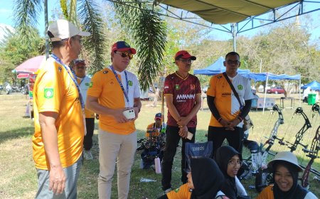 Optimisme Ketua KONI Sumbawa di Arena Panahan: "Jaga Ritme, Fokus Rebut Medali"