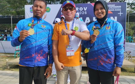 Dominasi Srikandi dan Arjuna Sumbawa, Tim Recurve Mixed Sumbawa  Sukses Kawinkan Emas dan Perak di Porprov NTB 2026