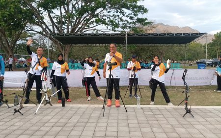 Srikandi Panahan Sumbawa Siap Tampil All-Out di Babak Eliminasi Porprov NTB XII