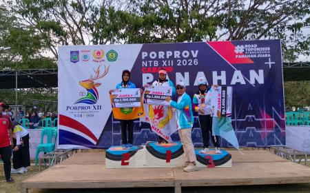 Sengitnya Final Recurve Putri, Jinan Karina Subandi Persembahkan Medali Perak untuk Kabupaten Sumbawa