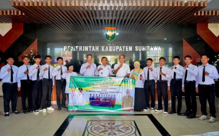 Wakil Bupati Sumbawa Lepas Peserta Program Latihan Kerja Industri (PLKI) ke PT Panasonic Manufacturing Indonesia