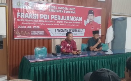 Turun Langsung ke Konstituen, I Nyoman Wisma Serap Aspirasi Infrastruktur hingga Energi di Dapil II Sumbawa