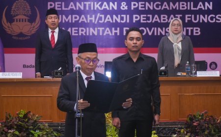 Sekda NTB Abul Chair : Pelantikan adalah Pengakuan Kompetensi