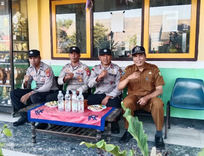 Sinergi Hebat! Polsek Empang Hadirkan Edukasi Karakter di Hari Kedua MPLS Ramah SMPN 1 Empang