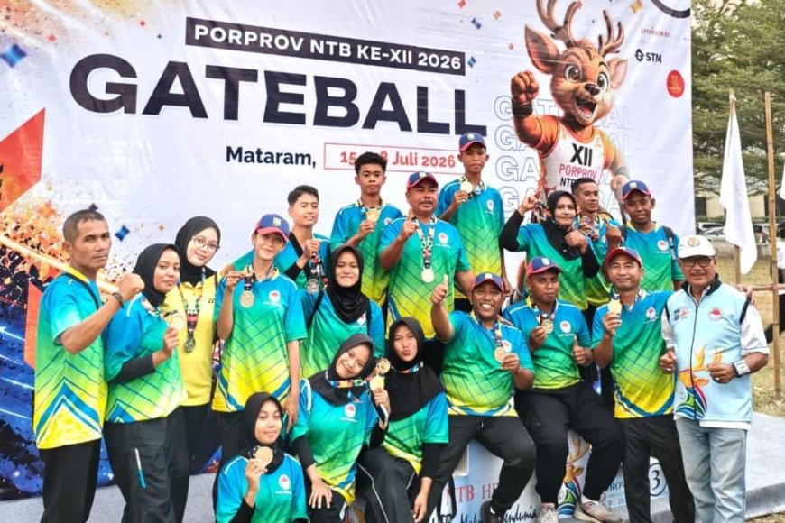 Gateball Sumbawa Tampil Unggul di Porprov NTB XII: Raih Total 6 Medali, Berpeluang Tambah Pundi Emas