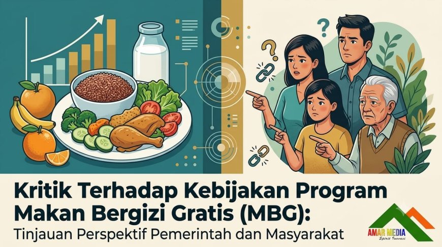 Kritik Terhadap Kebijakan Program Makan Bergizi Gratis (MBG): Tinjauan Perspektif Pemerintah dan Masyarakat