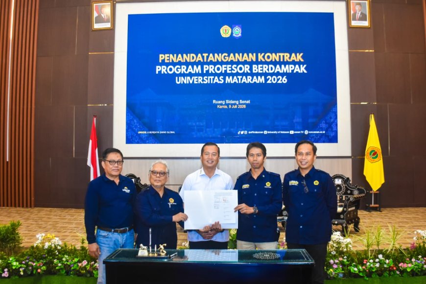 Pemprov NTB dan Unram Resmi Kolaborasikan Program Desa Berdaya dan Profesor Berdampak