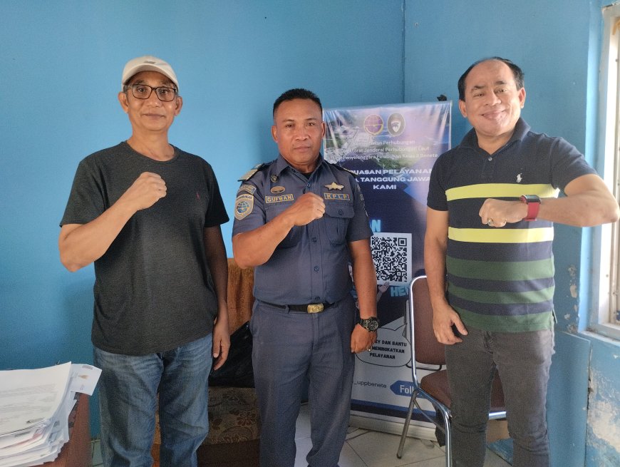 Pastikan Atlet Tiba Tepat Waktu, KONI Sumbawa Koordinasi dengan Syahbandar Pelabuhan Poto Tano