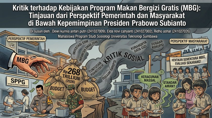 Kritik terhadap Kebijakan Program Makan Bergizi Gratis (MBG)