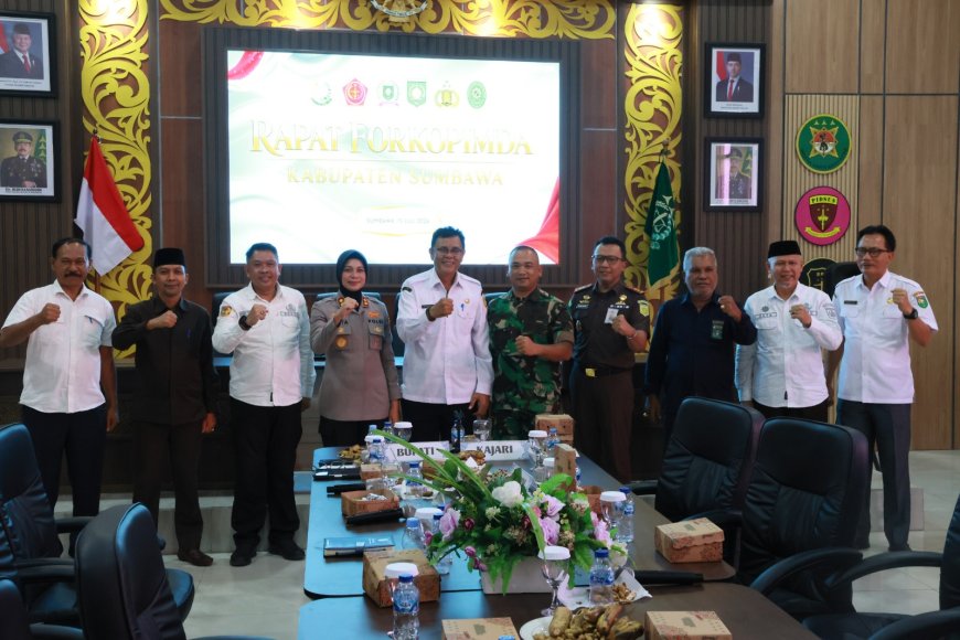 Perkuat Sinergitas, Kapolres Sumbawa Hadiri Silaturahmi Lintas Institusi di Kantor Kejaksaan