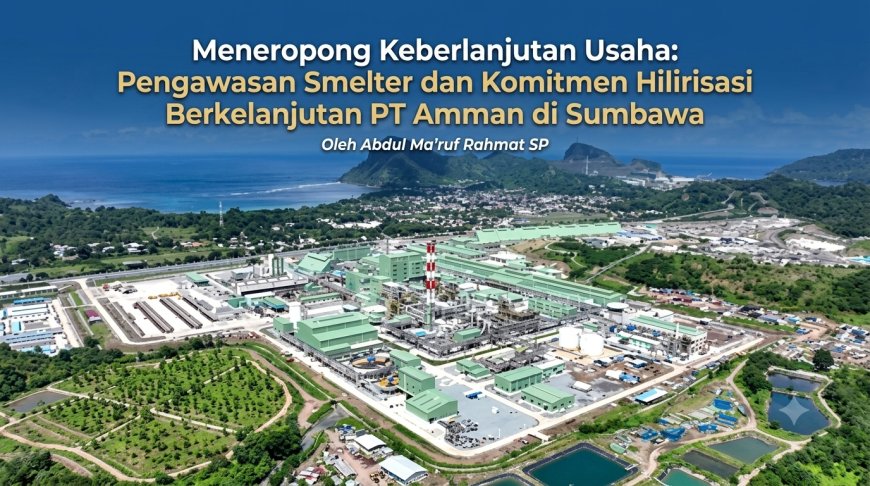 Meneropong Keberlanjutan Usaha: Pengawasan Smelter dan Komitmen Hilirisasi Berkelanjutan PT Amman di Sumbawa