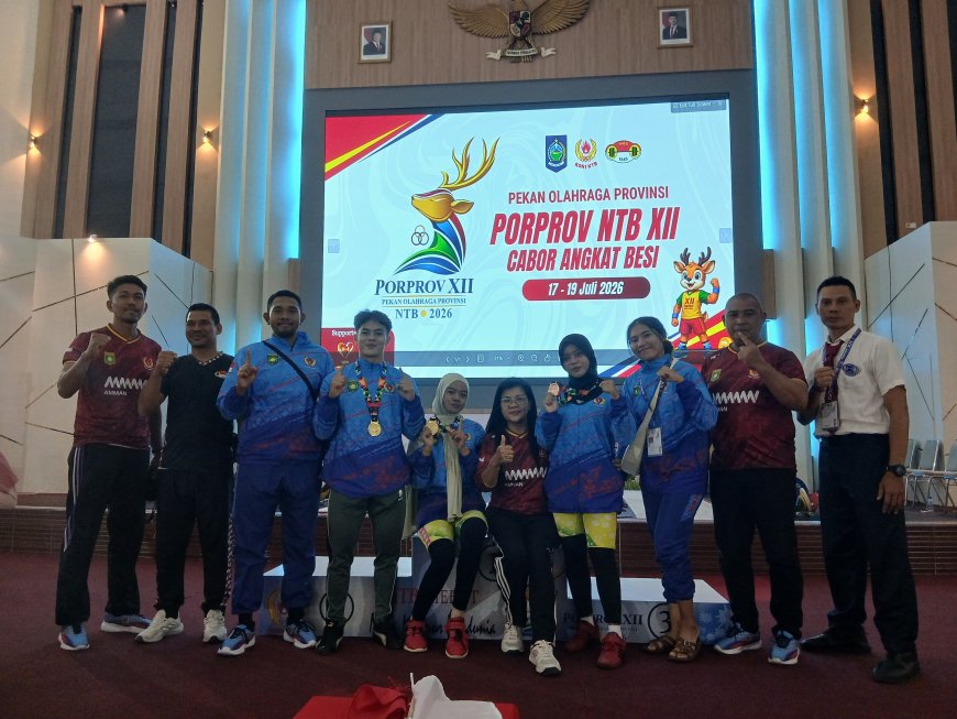 Panen Medali di Porprov NTB 2026: Angkat Besi Sumbawa Kembali Sumbang Emas  Kedua dan Perunggu
