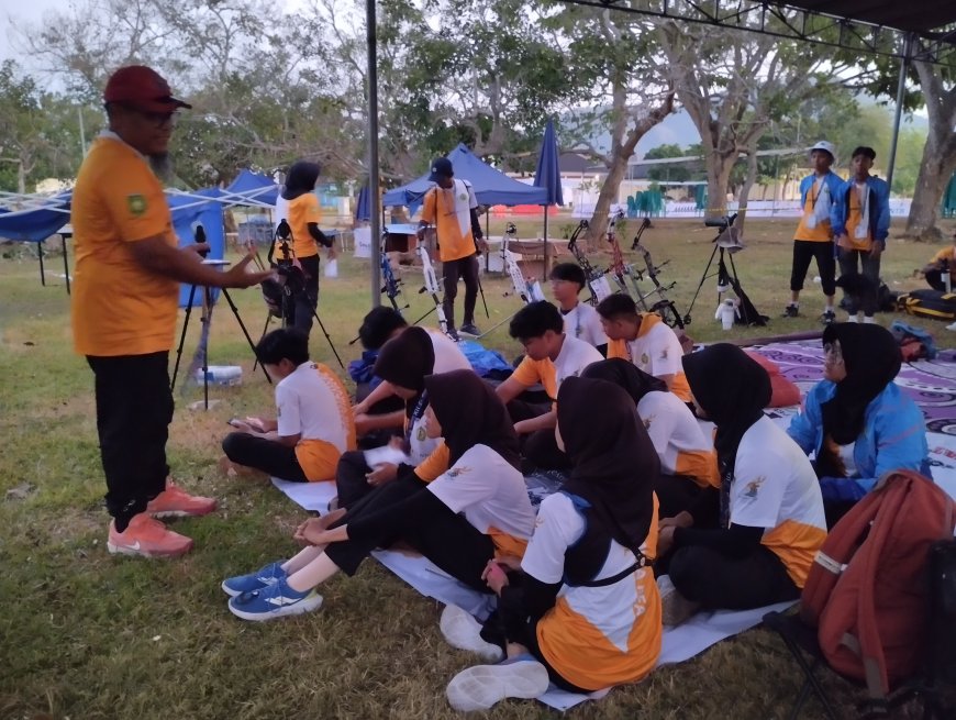 Sumbawa Siap Beraksi di Arena Panahan, Coach Panca Bakar Semangat Atlet dengan Sugesti Positif