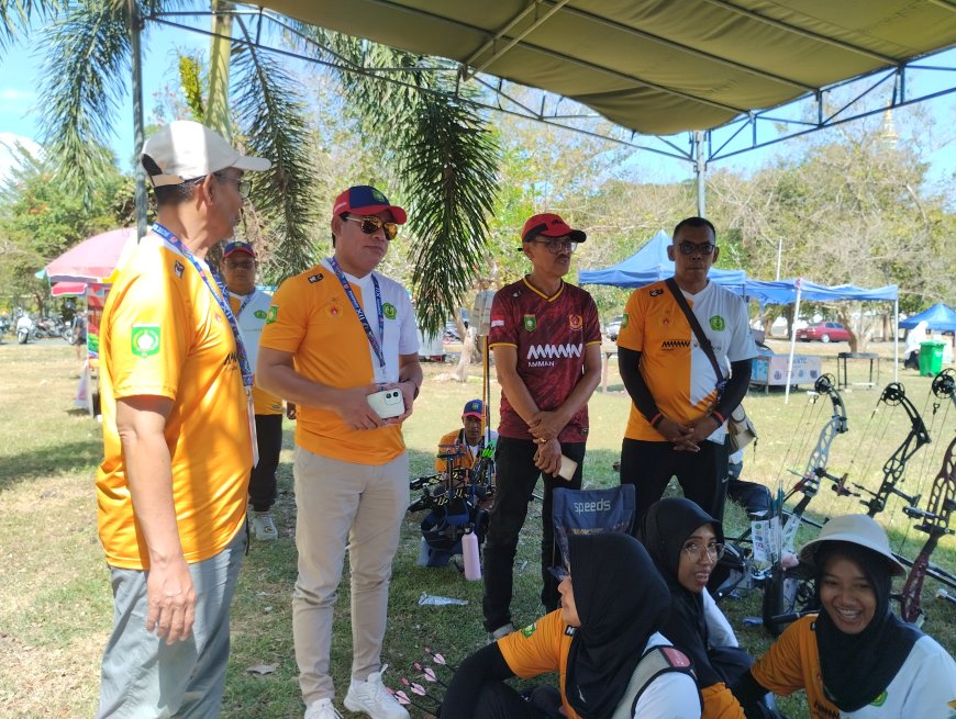 Optimisme Ketua KONI Sumbawa di Arena Panahan: "Jaga Ritme, Fokus Rebut Medali"