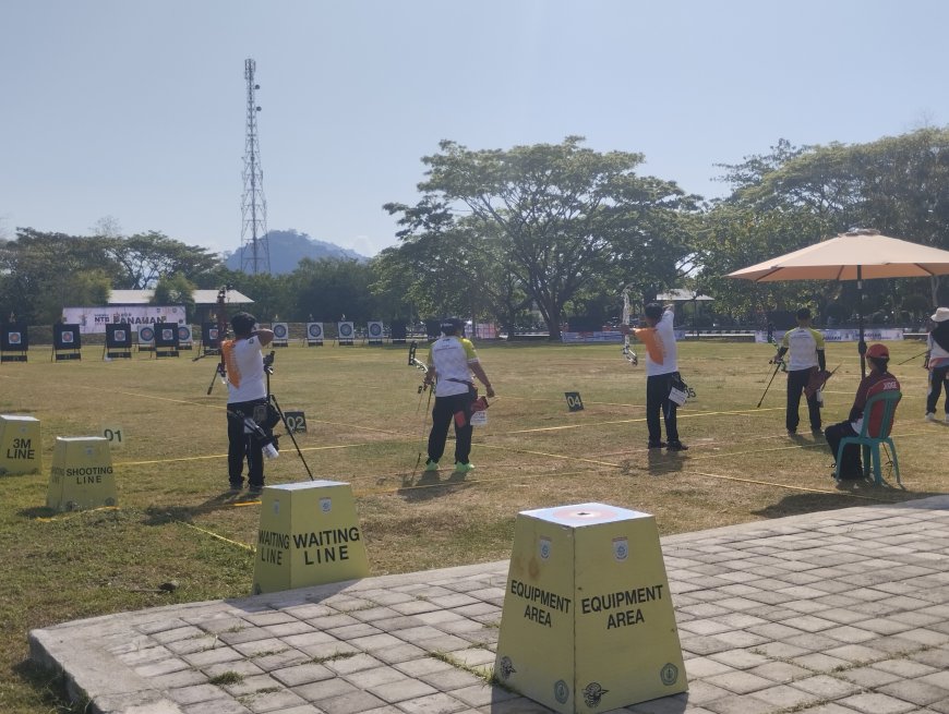 Porprov Panahan Compound Putra: Sumbawa dan Sumbawa Barat Berbagi Tiket ke Final