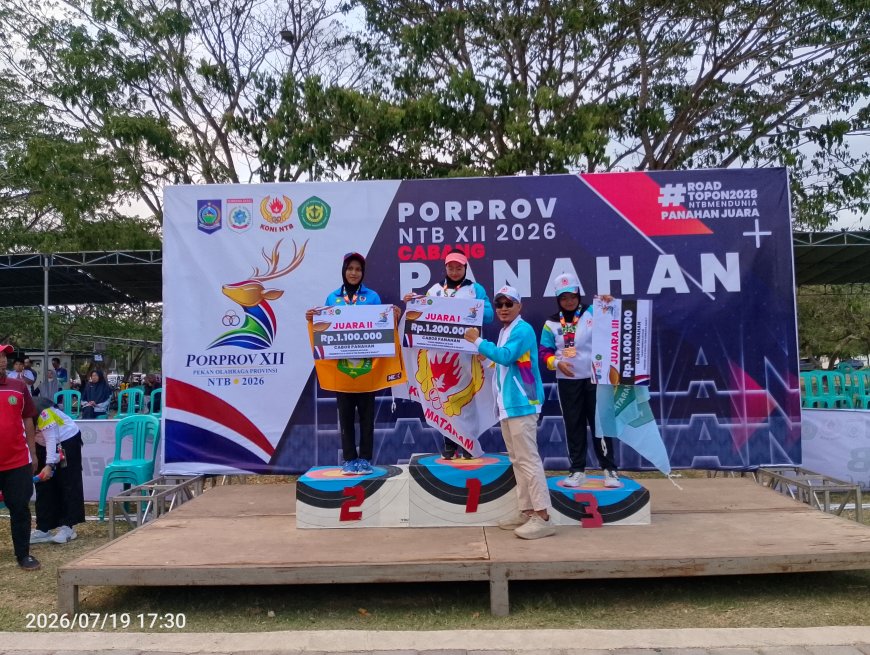 Sengitnya Final Recurve Putri, Jinan Karina Subandi Persembahkan Medali Perak untuk Kabupaten Sumbawa