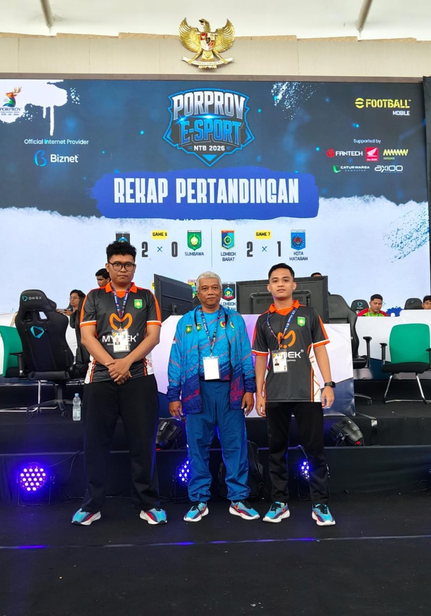 Ukir Sejarah! eSports Kabupaten Sumbawa Raih Medali Perak Perdana di Porprov XII NTB 2026