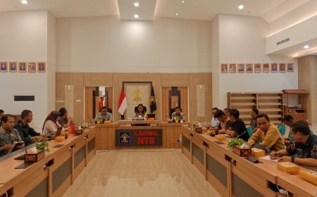 Bapemperda DPRD Sumbawa Konsultasi ke Kanwil Kemenkumham NTB: Bahas Usulan  Judul Raperda Dari DPRD