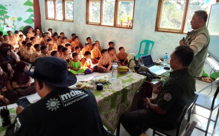 BPBD Kabupaten Sumbawa Dorong Budaya Sadar Bencana Lewat Program Mitigasi di SDN Punik